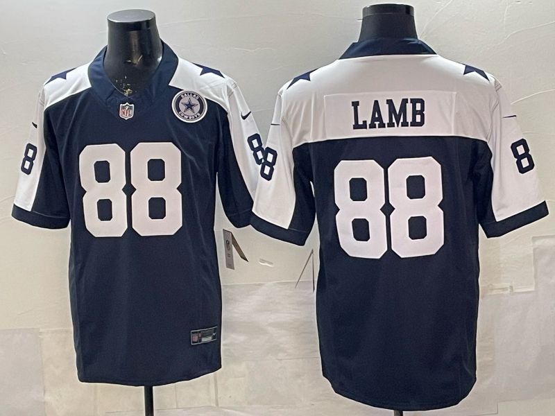 Men 2026 Dallas Cowboys #88 Lamb Blue 3th generations Nike Limited NFL Jersey style 013->dallas cowboys->NFL Jersey